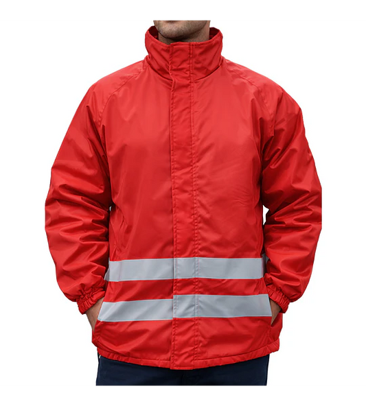 Chaqueta Raglán con Reflectantes para Guardia de Seguridad