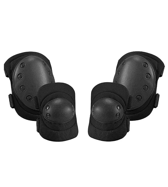 KIT TÁCTICO DE RODILLERAS Y CODERAS PROFESIONALES TACTICAL X
